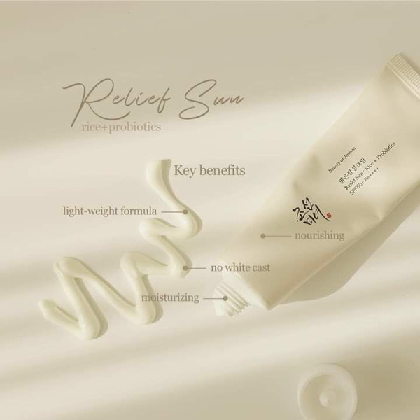 BEAUTY OF JOSEON Rice + Probiotics Relief Sunscreen