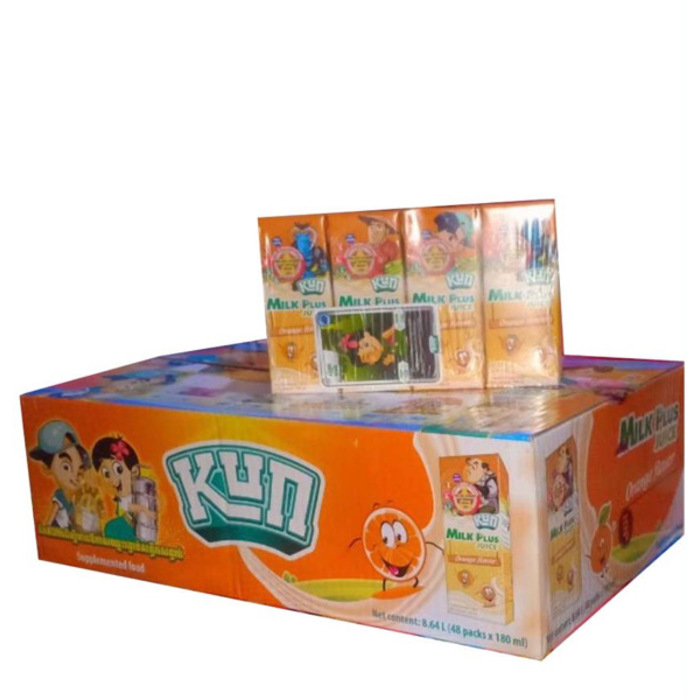 KUN Milk 3 FLAVORS 180ml - 1 Case 