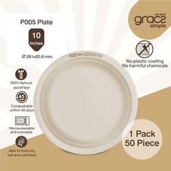 ចានទាបលេខ 10អុីញ មាន 50ចាន