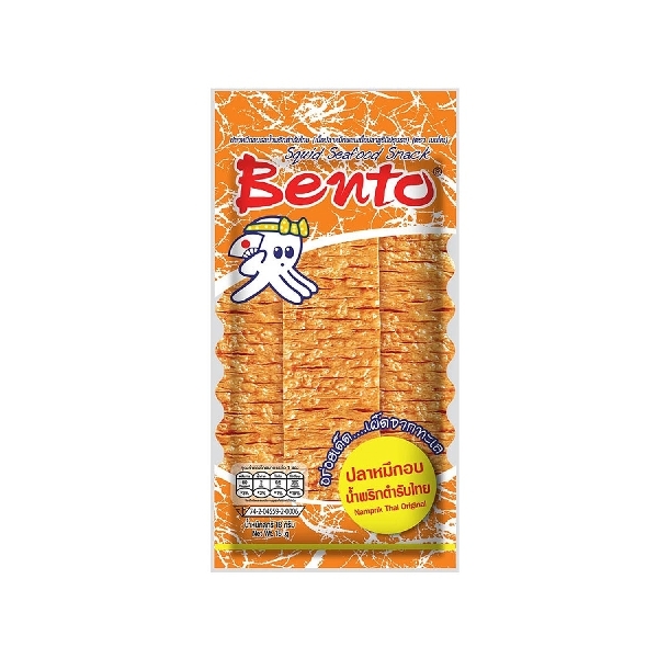 Bento Seafood Snack Squid Naprik Thai 20g