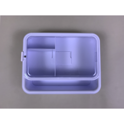 Adhesive Bathroom Storage Rack - White (Rectangular)