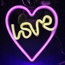 Love Heart Neon Light 9cmx12cm