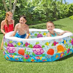 OCEAN REEF POOL, w/ Infl. Floor 191X178X61cm, Ages 6+