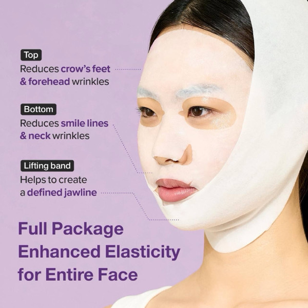 Numbuzin No.9 Sheet Mask | NAD+BIO Lifting-sil Full Face Mask 