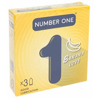Number One Banana Love-3condoms