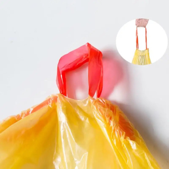 2 Rolls Plastic Trash Bag 15PCS/Roll