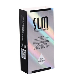 SLM Hyaluronan White Condom - 10PCS
