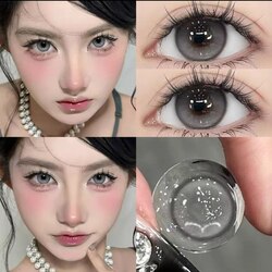 KAIDA 6 Months Contact Lens Degree 0.00 14.5mm (Cream Ash)