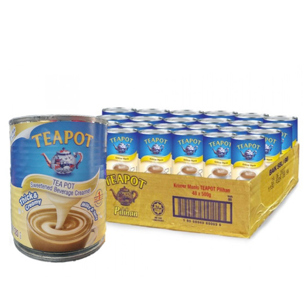 TEAPOT Condensed Milk Can - 1 Case 