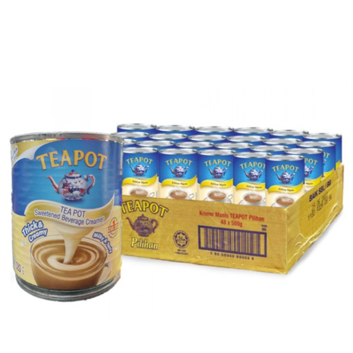 TEAPOT Condensed Milk Can - 1 Case 