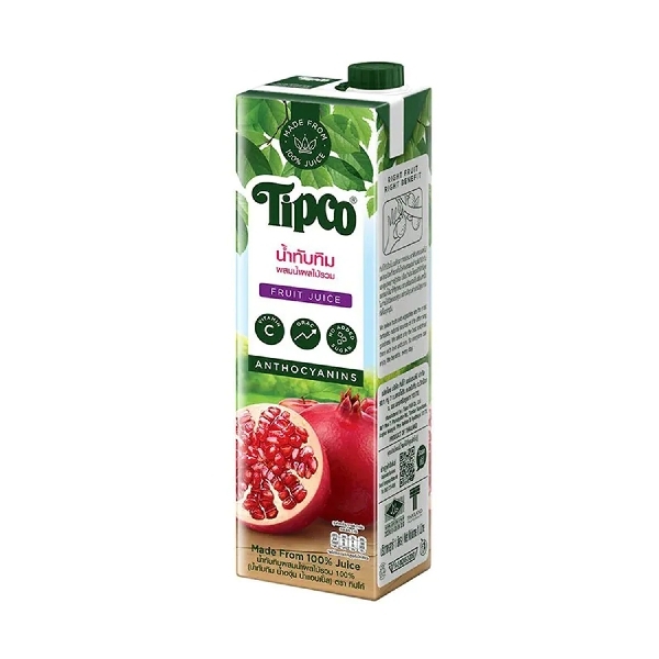 Tipco 100% Pomegranate and Mixed Fruit Juice 1L