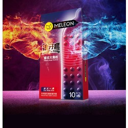 Meleon Rib-Dot Condom 10PCS