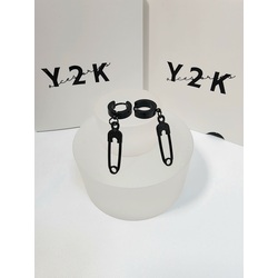 Safty Pin Hoop Earrings