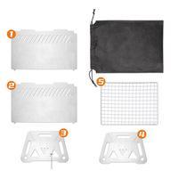 Portable Folding BBQ Grill Stove