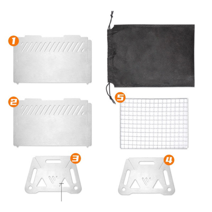 Portable Folding BBQ Grill Stove