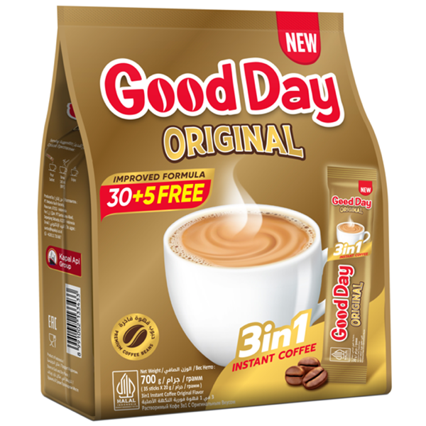 Good Day Original 3in1 (1 Bag x 35 Sticks x 20g)