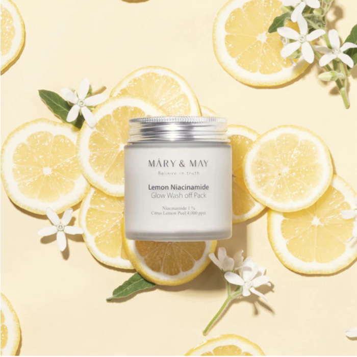 MARY&MAY Lemon Niacinamide Glow Wash Off Pack