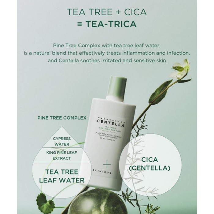 Skin1004 Tea-Trica Soothing Sun Milk 50ml 