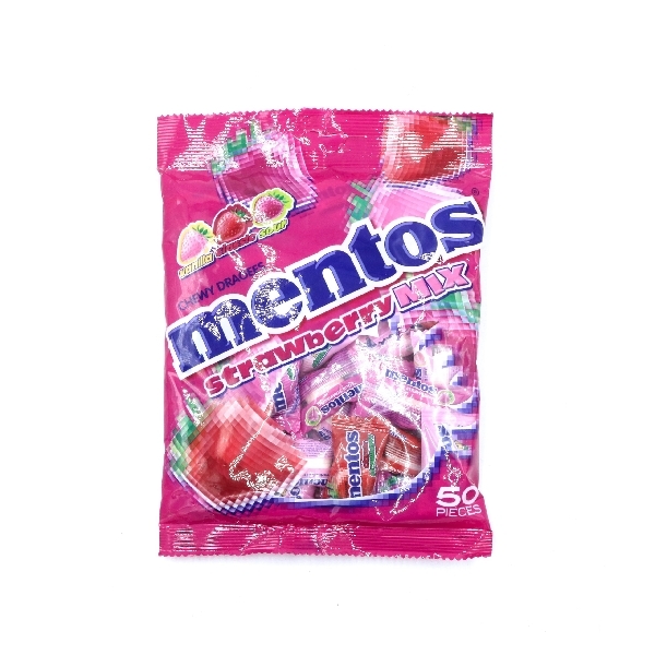 MENTOS Strawberry Mix Candy 50's