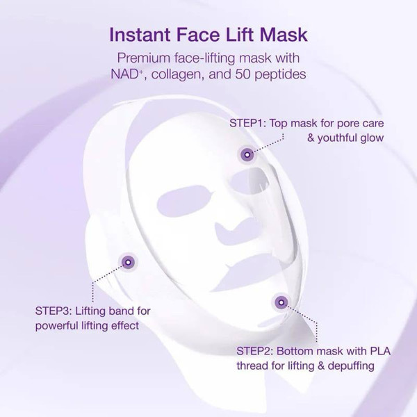 Numbuzin No.9 Sheet Mask | NAD+BIO Lifting-sil Full Face Mask 