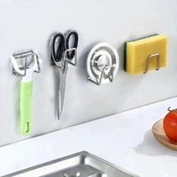 2PCS Stainless Steel Sink Sponges Holder