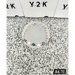 Green Obsidian Stone Bracelet