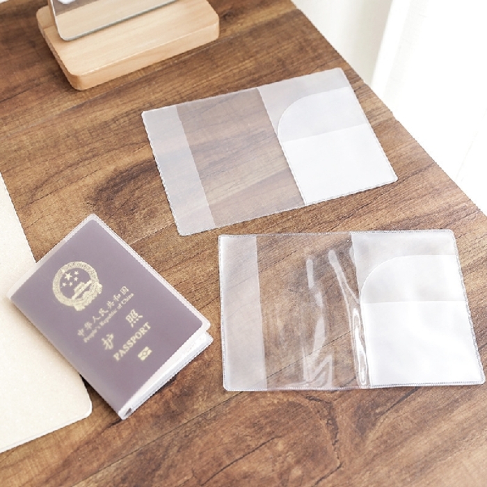 Transparent Passport Cover 2PCS