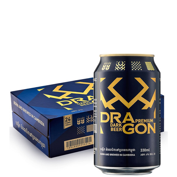 DRAGON Beer Can - 1 Case 
