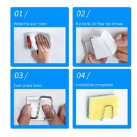 2PCS Stainless Steel Sink Sponges Holder