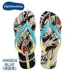 Hotmarzz Goat Blue Flip Flop 