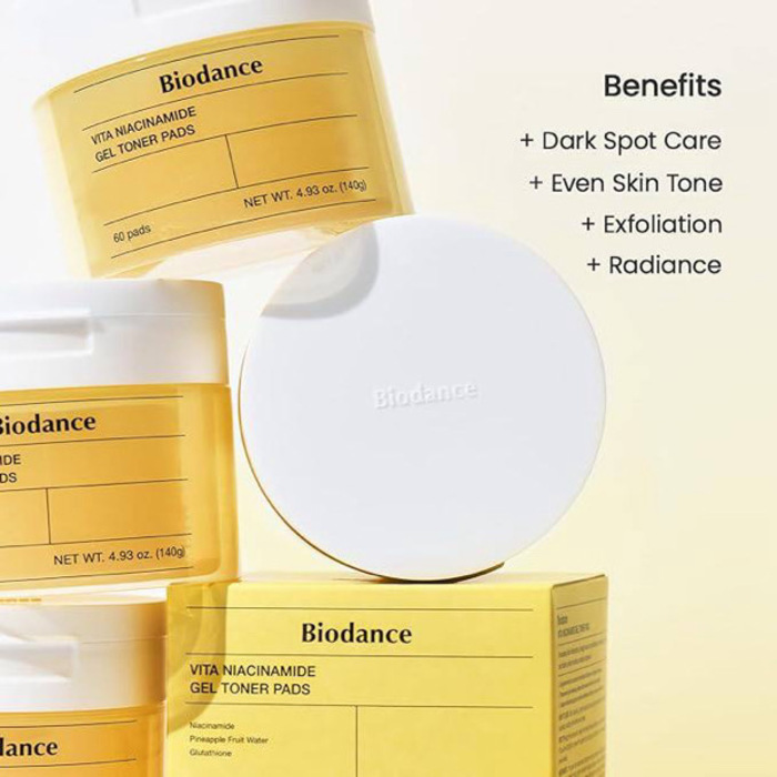 [Biodance]VITA NIACINAMIDE GEL TONER PADS 