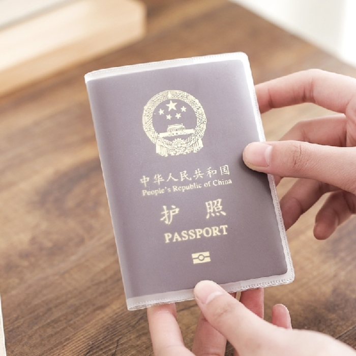 Transparent Passport Cover 2PCS