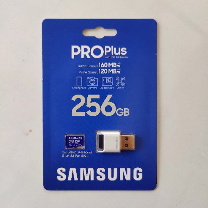 SAMSUNG PRO Plus + Reader 256GB microSDXC 