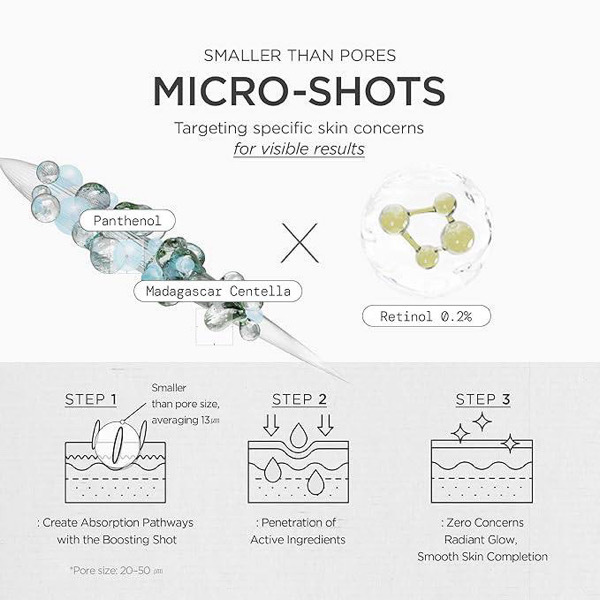 [Skin1004]Madagascar Centella Retinol 0.2 Boosting Shot Ampoule 