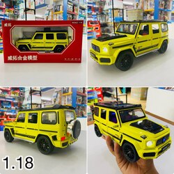 Car Alloy Mercedes Benz BRABUS G800 1.18 light Green