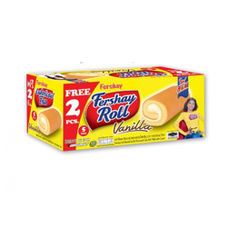 Fershay Vanilla Cake Roll 20g - 1 Box (12PCS)