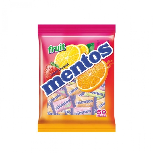 MENTOS Fruit Chewy Dragees Candy 50's