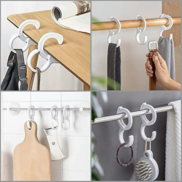 5PCS S-Shaped Card Position Hook