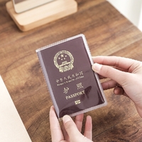 Transparent Passport Cover 2PCS