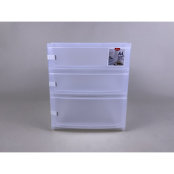 SANKA Desktop Drawers A4 2S+1D - Clear