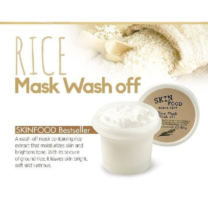 ស្ក្រាប់មុខផ្សំពីអង្ករ Skin Food 