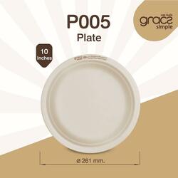 P005 Plate 10 Inches 50PCS