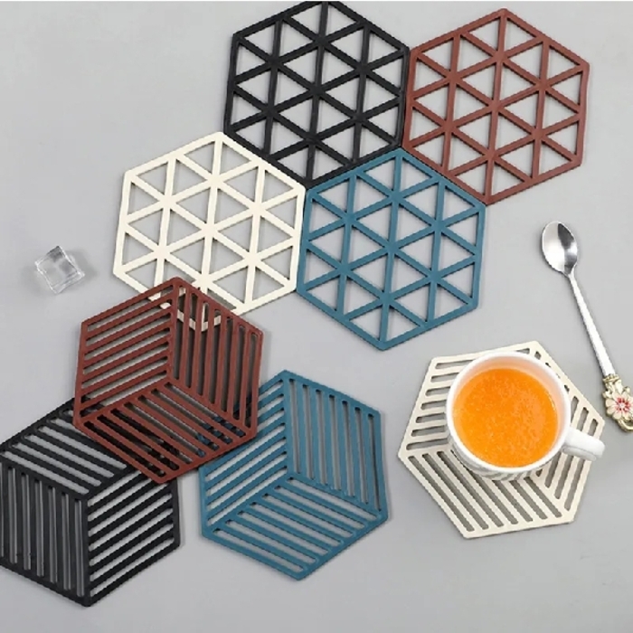 5PCS Silicone Coaster