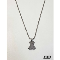 X Teddy Pendant Necklace