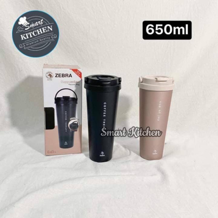 Zebra Cappuccino Vacuum Cup 650ml