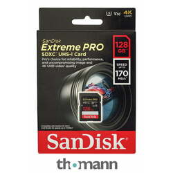 SanDisk Extreme Pro SDXC UHS-I Card 128GB