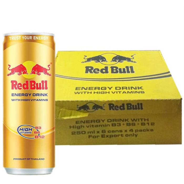 Redbull Energy Drink New Packaging 250ml - 1 Case