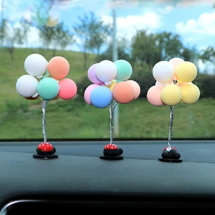 Colorful Balloons Car Decoration