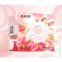 Pleasure More 001 Polyurethane Red Condom 6PCS