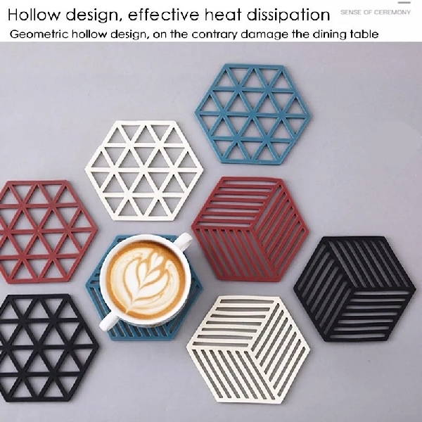 5PCS Silicone Coaster